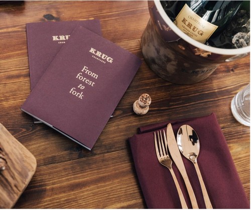 Krug champagne mushrooms - champagne,