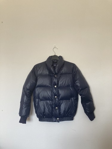 Gap puffer jacket down blue - down,