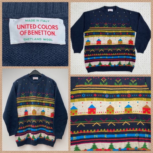 Vintage benetton shetland wool - benetton,
