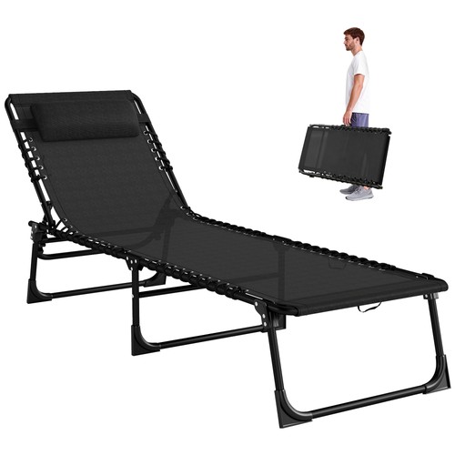 Outsunny folding beach chair - outsunny,