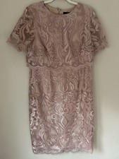 Phase Eight Pink Lace Dress