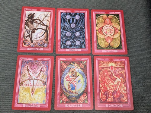 Thoth tarot deck - tarot, linen