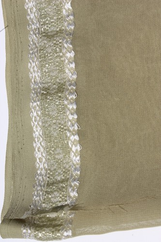 Avacado chiffon fabric with