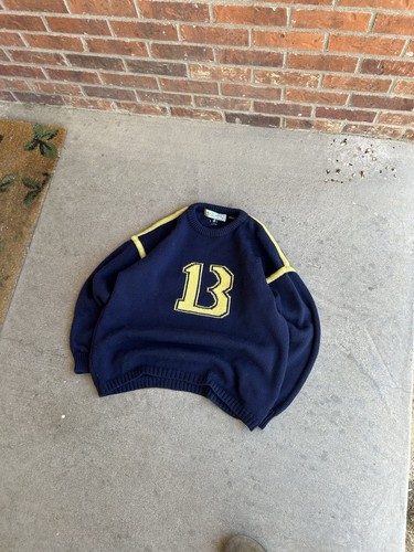 Navy and yellow - and, vintage