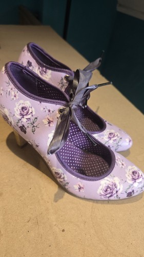 Pretty purple floral ribbon - floral,