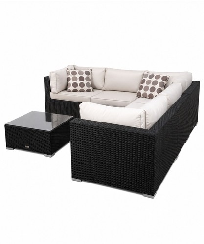 Ratten garden furniture sofa - garden,