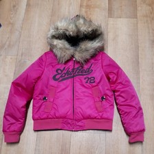 Ecko Red Cropped Reversible Jacket