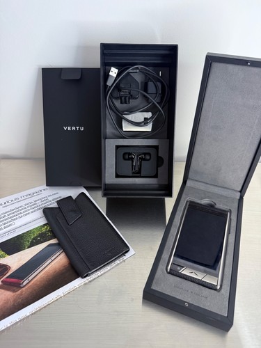 Vertu black onyx aster leather - onyx,