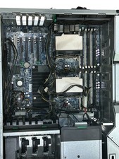 HP Z800 Workstation Motherboard - Dual Intel Xeon X5650, 48GB RAM (2) 591182-001