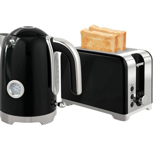 Homcom kettle and toaster set - and,
