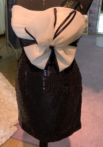Terani couture black and - couture, white