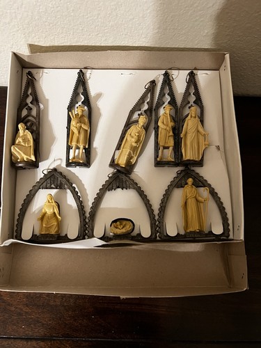 Vintage plastic nativity - vintage,