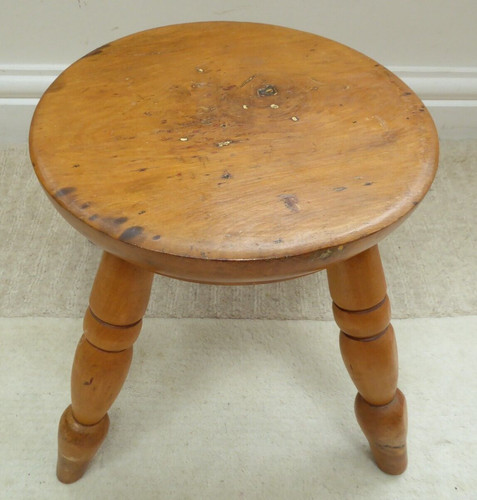 Antique farmhouse stool 4 - farmhouse,