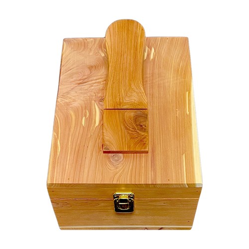 Cedarwood valet box with feet - box,