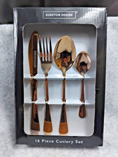 Kirkton House 16 Piece Cutlery Set Copper Finish Sku M38