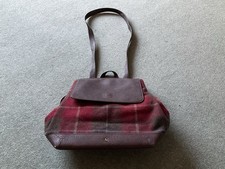 Joules Tartan Backpack Rucksack Bag - Red