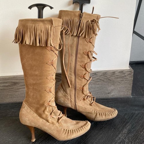 Bronx knee high - knee, suede
