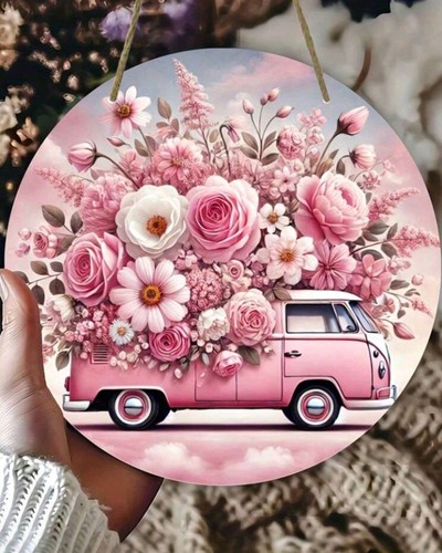Campervan hippie van - campervan, sign