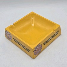 Vintage Castlemaine XXXX Draught Lager Yellow Praesidium Melamine Square Ashtray