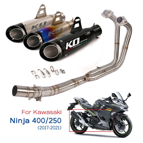 Full exhaust system front pipe - exhaust,