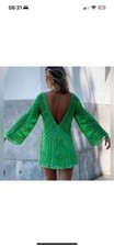 Zara Green Embellished