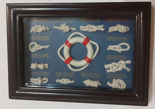 Vintage framed nautical knots - framed,