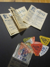 Vintage USA/Canada Set of  14x Tiger Brand Cheese Labels