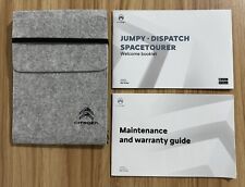 CITROEN JUMPY-DISPATCH SPACETOURER WELCOME BOOKLET WITH WALLET 2020-2024 GENUINE