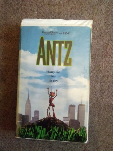 Antz vhs video big - video, box