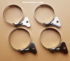 Jubilee Clips J Clip 304 Stainless Easy 4 x 38mm 1.5" Hose Flexi Flexible Pipe