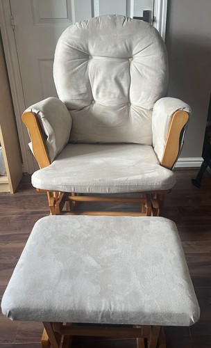 Rocking chair and - and, footstool