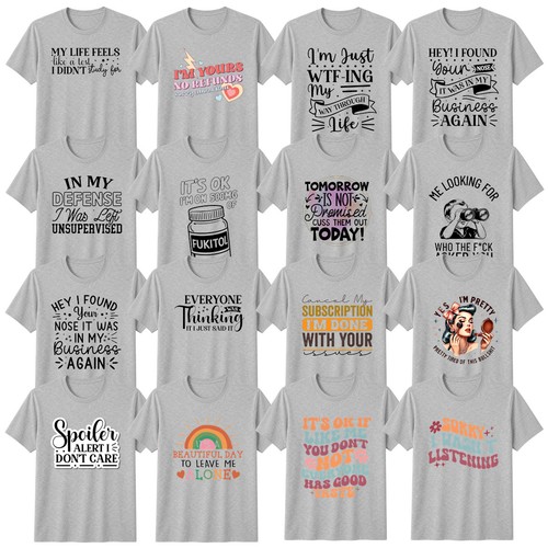 Sarcastic quotes shirt - quotes, t-shirt