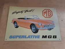 MG MGB metal sign for man cave or garage 42cm x 30cm MGS001