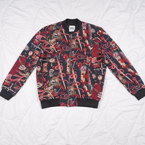 Zara multicolor red - zara, dark