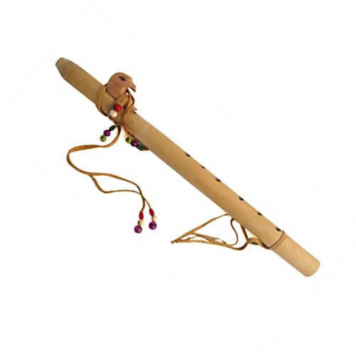 Cherokee style flute with - style,