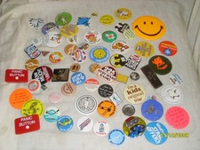 Button Badges - Big Job Lot - Some Vintage
