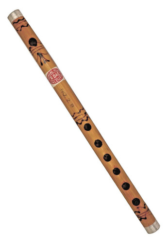 Handmade natural bamboo flute - natural,