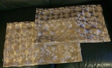 Pair Festive Gold Lace