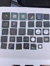 100 Grams of scrap computer Gold Tip IC chips for gold recovery