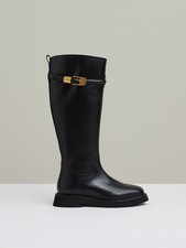 Reiss new briony leather boots - new,