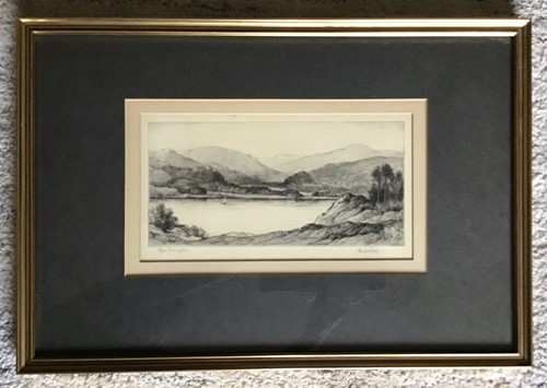 Vintage etching john - , by