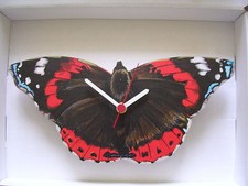 BUTTERFLY WALL CLOCK.12 BREEDS