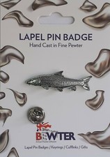 BARBEL Fish Lapel Pin Badge