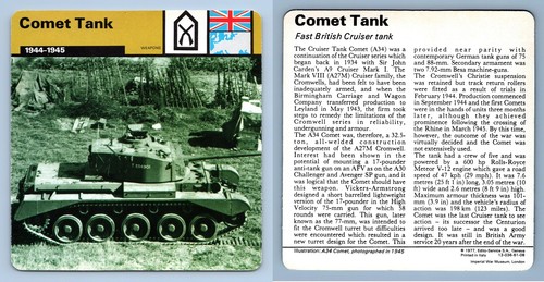 Comet tank 1944 weapons - 1944-45,