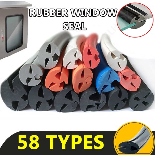 Rubber window seal with filler - window,