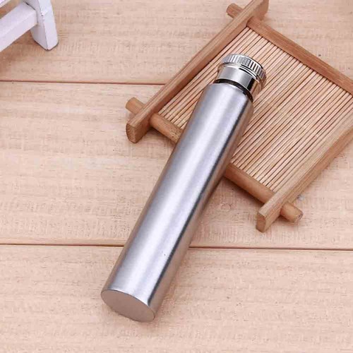 Mini stainless steel - stainless, flask