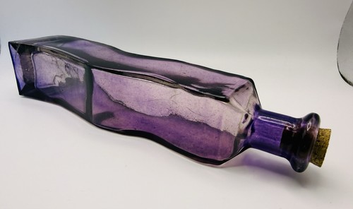 Vintage purple wavy glass - vintage,