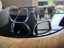 Oakley Holbrook Sunglasses Clear Frame Silver Grey Reflective Lenses Rare