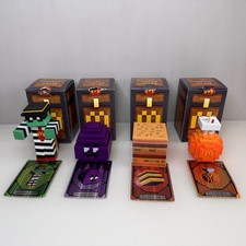 McDonald’s Minecraft Adult Happy Meal Toy UK Collectables (x4) boxes & cards