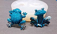 Handmade FROG AND TOAD diamond